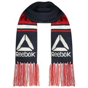 Reebok Rally Scarf, Red White Blue with Logo - NWT